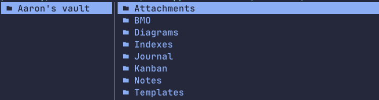 My folder structure